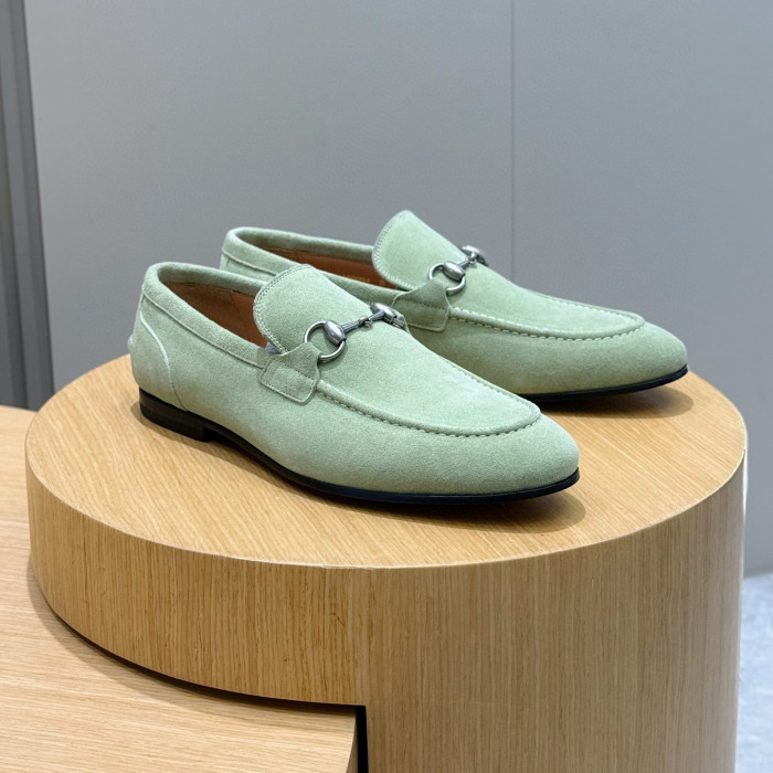 NIGO GUCCI Men's Spring/Fall Fashion Casual Round Toe Slip On Flat Low Top Horsebit Loafers Shoes #nigo79272