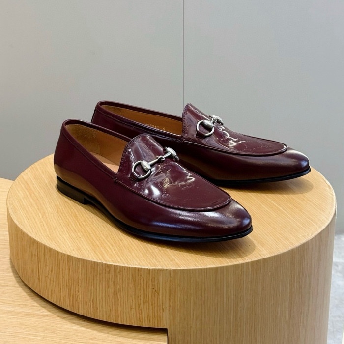 NIGO GUCCI Men's Spring/Fall Fashion Casual Round Toe Slip On Flat Low Top Horsebit Loafers Shoes #nigo79272