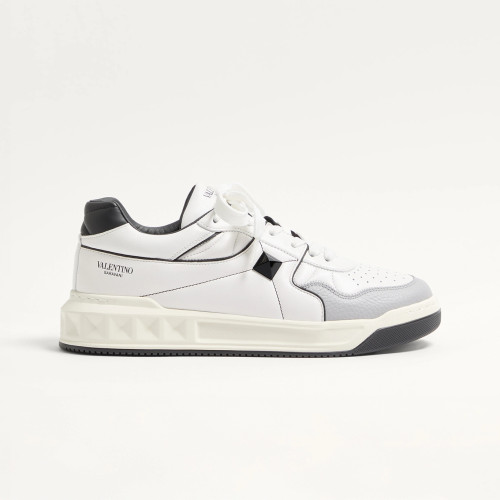 NIGO Valentino ONE STUD  Men's And Women's Spring/fall Fashion Casual Round Toe Lace Up Flat Low Top Leather Thick Laced Sneakers Shoes #nigo79276