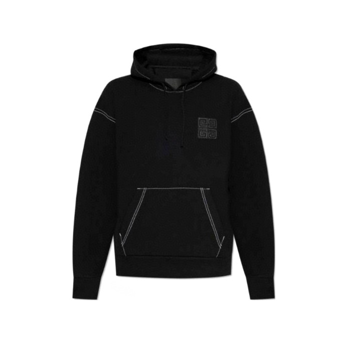 NIGO Givenchy Men's And Women's Spring/fall Fashion Casual Solid Color Hooded Pullover Logo Sweatshirt #nigo79291