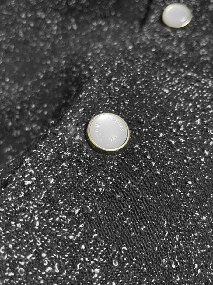 NIGO Louis Vuitton Men's Fall/Winter Fashion Casual Lapel Single Breasted Handcrafted Pearl Leather Plaid Jacket #nigo79324