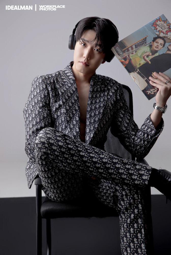 NIGO Dior Men's Fall/Winter Fashion Classic V Neck Single Breasted Jacquard Suit Jacket #nigo79329
