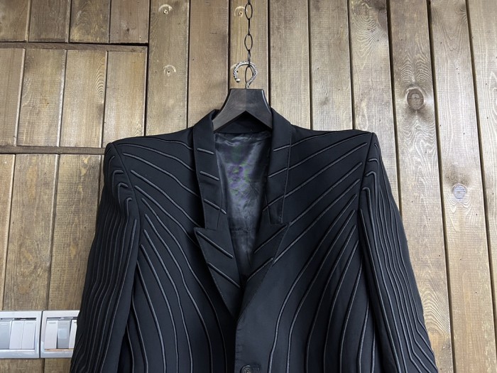 NIGO Rick Owens Men's Spring/Fall Fashion Classic V Neck Single Breasted Solid Color Long Suit Jacket #nigo79334