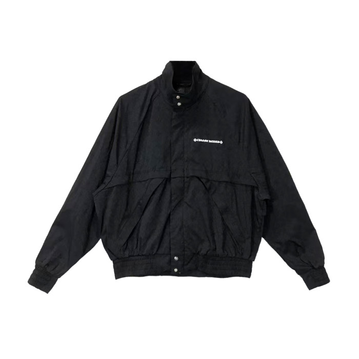 NIGO Chrome Hearts Men's And Women's Spring/Fall Fashion Casual Solid Color High Neck Classic Print Long Sleeve Jacket #nigo79322