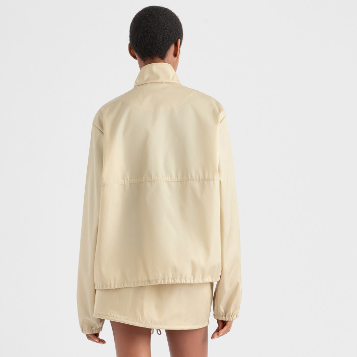 NIGO Prada Women's Spring/Fall Fashion Casual High Neck Zipper Jacket with Elastic Waist Zipper Half Skirt Suit Set #nigo79313