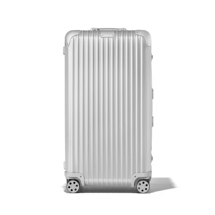 NIGO Rimowa Men's And Women's Fashion Classic Solid Color Checked Luggage With Retractable Handle 33-inch Suitcase Checked Luggage Bag Bags #nigo79299
