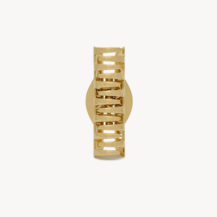 NIGO SAINT LAURENT CASSANDRE Women's Fashion Casual Solid Color Alphabet Heart Star Hair Clip Set With BB Clips Openwork Alphabet Gold Triangle Shark Clips Hair Accessories #nigo79361