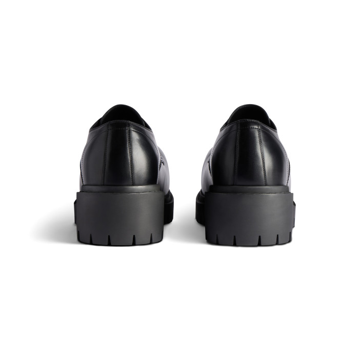 NIGO Balenciaga STOMPER Men's Spring/Fall Fashion Classic Round Toe Lace Up Chunky Heel Brogues Derby Shoes #nigo79321