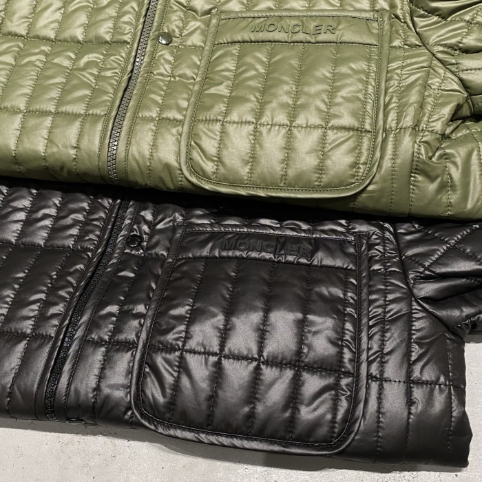 NIGO Moncler Men's Winter Fashion Casual Lapel Zipper Minimalist Vertical Quilted Lightweight Cotton Outerwear  Jacket #nigo79317