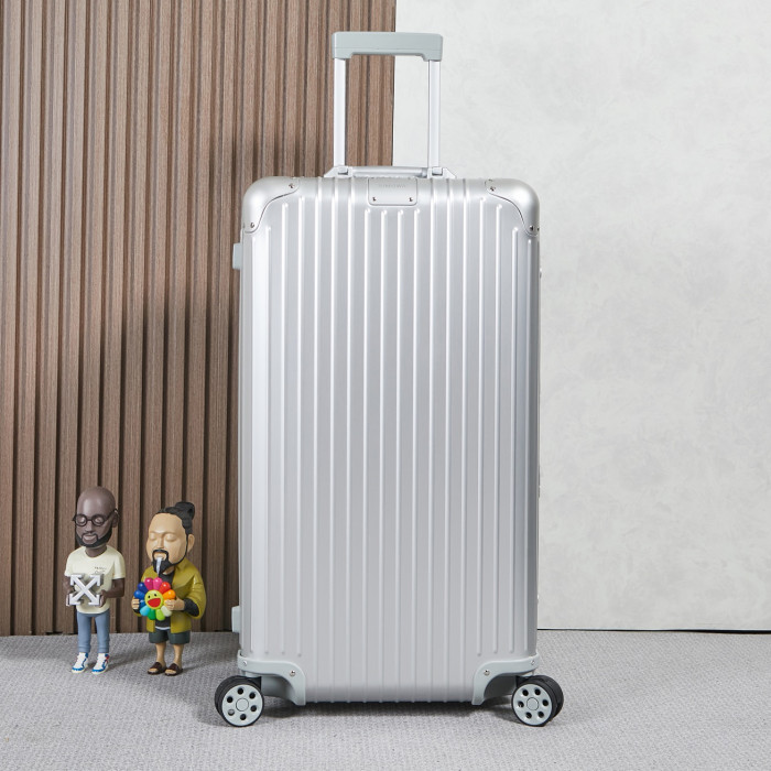 NIGO Rimowa Men's And Women's Fashion Classic Solid Color Checked Luggage With Retractable Handle 33-inch Suitcase Checked Luggage Bag Bags #nigo79299