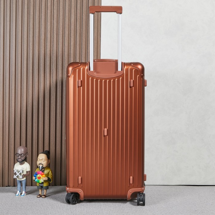NIGO Rimowa Men's And Women's Fashion Classic Solid Color Checked Luggage With Retractable Handle 33-inch Suitcase Checked Luggage Bag Bags #nigo79299