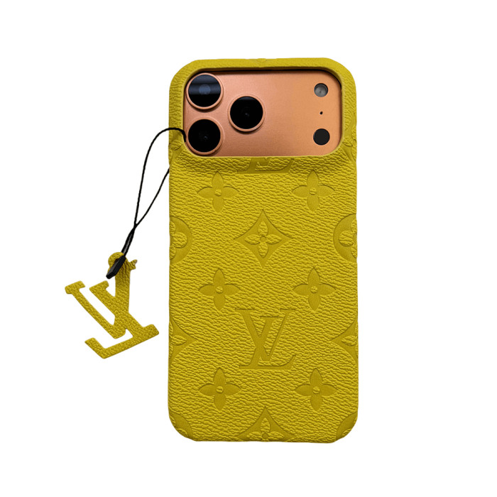 NIGO Louis Vuitton Men's And Women's Fashion Classic Solid Color Embossed iPhone 12-17 Pro Max Phone Case  Other Accessories #nigo79352