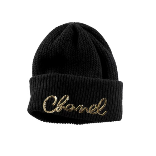 NIGO Chanel  Men's And Women's Fall/winter Fashion Casual Solid Color Knit Logo Thick Beanie Hat  Accessories #nigo79339