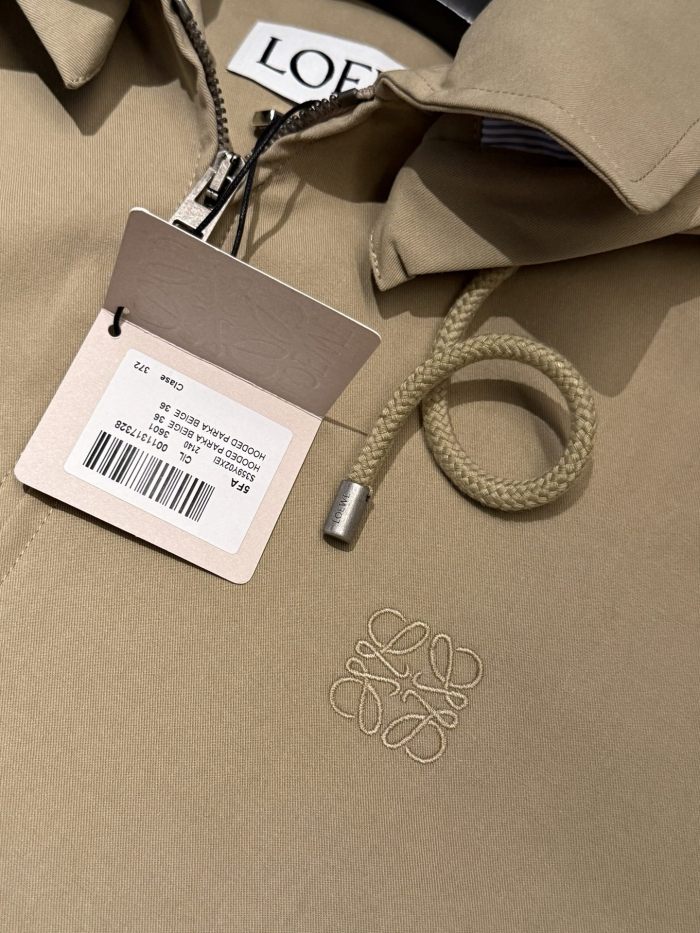 NIGO Loewe Women's Spring/Fall Fashion Classic Solid Color Lapel Zipper Logo Embroidered Waist Tapered Jacket #nigo79355