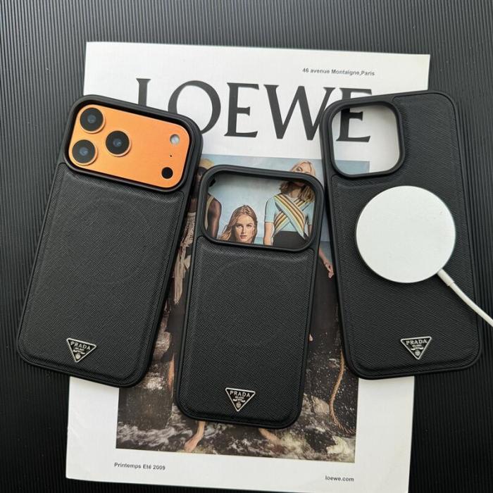 NIGO Prada Men's And Women's Fashion Classic Solid Color Triangle Icon iPhone 12-17 Pro Max Phone Case Other  Accessories #nigo79353