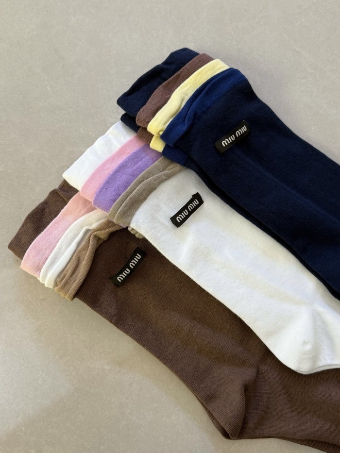 NIGO MiuMiu Men's And Women's Spring/fall Fashion Casual Logo Letter Emblem Socks Accessories #nigo79364