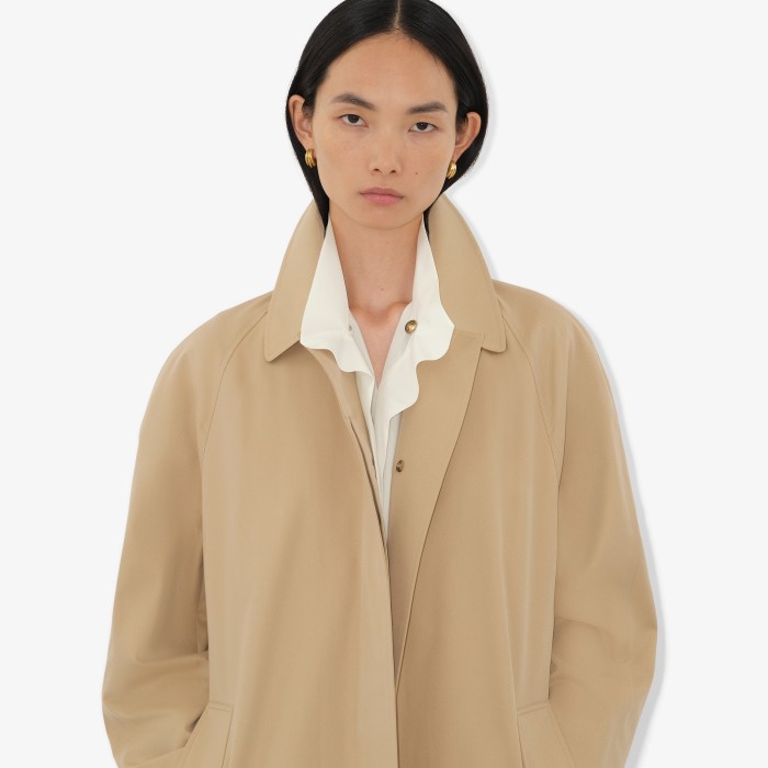 NIGO Burberry Men's And Women's Spring/fall Fashion Casual Collared Solid Color Mid Length Coat Trench Jacket #nigo79368