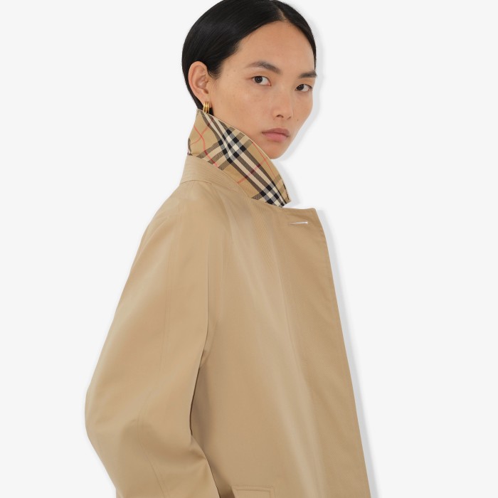 NIGO Burberry Men's And Women's Spring/fall Fashion Casual Collared Solid Color Mid Length Coat Trench Jacket #nigo79368