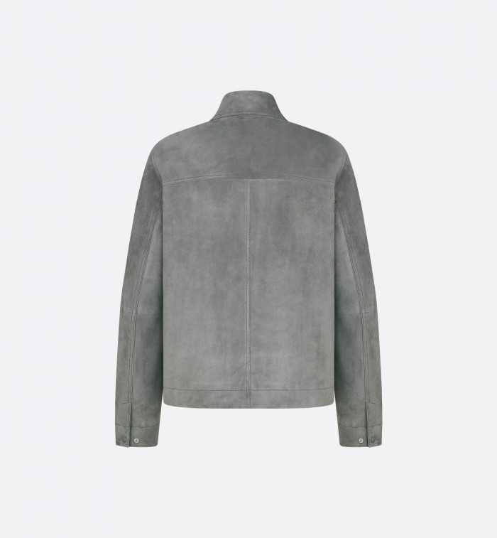 NIGO Dior Men's Embossed Logo Spring/Fall High-Street Collar Solid-Color Single-Breasted Leather Short Jacket Ngvp #nigo2598