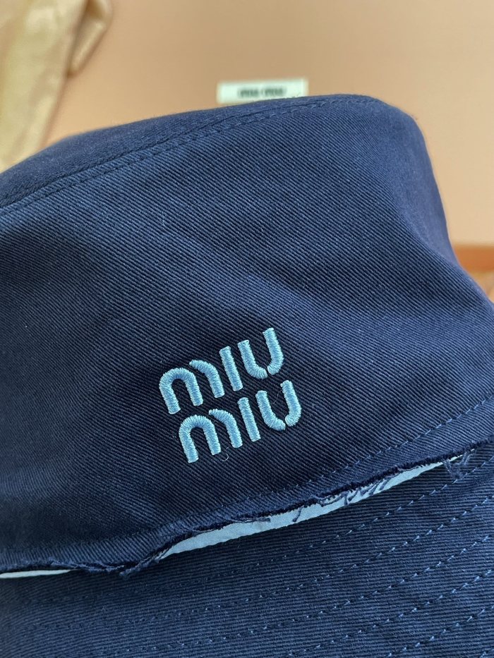 NIGO MiuMiu Men's And Women's Spring/summer Fashion Casual Color Block Logo Embroidered Pattern Canvas Patchwork Design Fisherman's Hat Hat Accessories #nigo79399