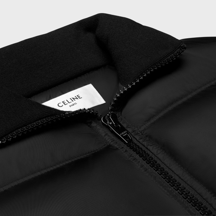NIGO Celine Men's And Women's Winter Fashion Classic Solid Color High Neck Zipper Goose Down Jacket #nigo79419