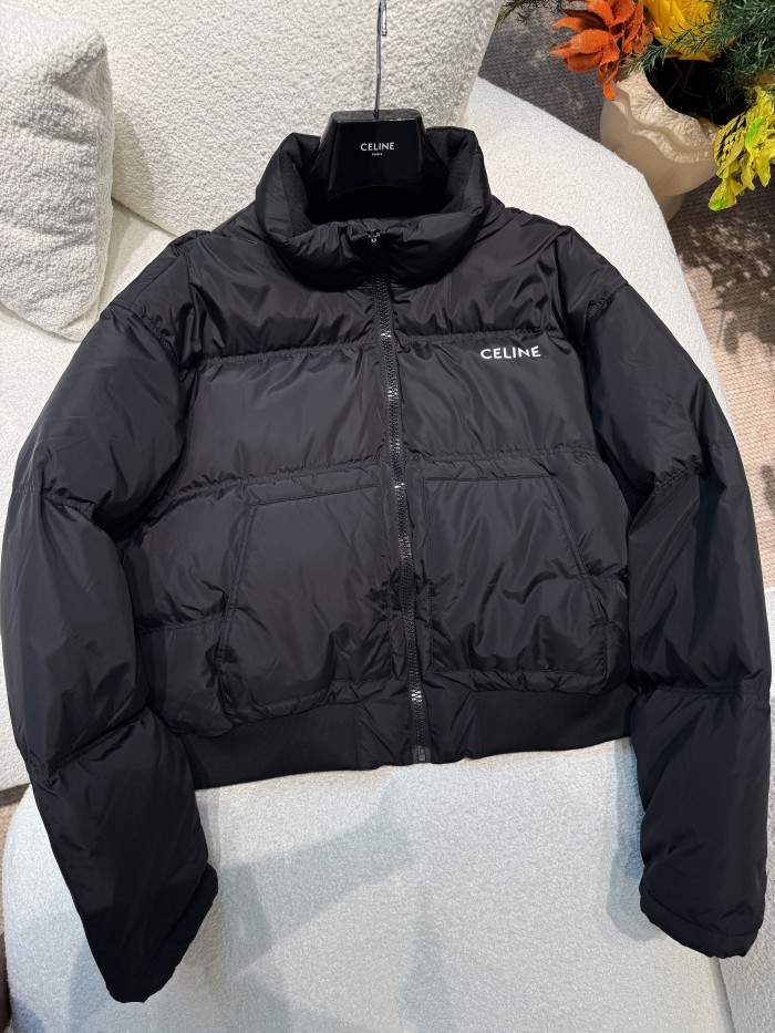 NIGO Celine Men's And Women's Winter Fashion Classic Solid Color High Neck Zipper Goose Down Jacket #nigo79419