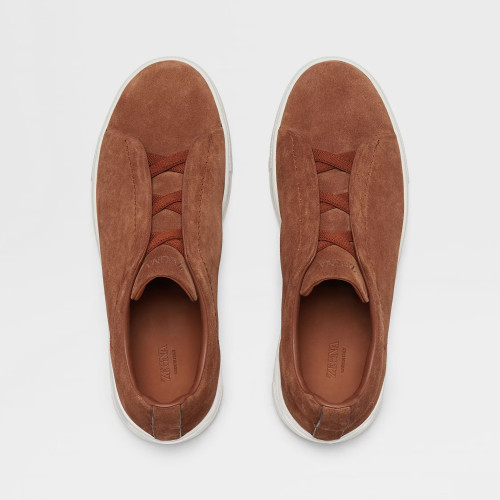 NIGO Ermenegildo Zegna Triple Stitch™ Men's Fall/Winter Fashion Luxury Casual Flat Low-Top Suede Loafers Shoes #nigo79421
