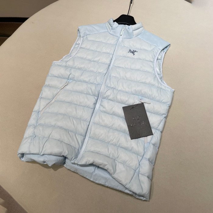 NIGO Arcteryx Men's Fall/Winter Fashion Casual High Neck Zipper Sleeveless Thermal Vest #nigo79431