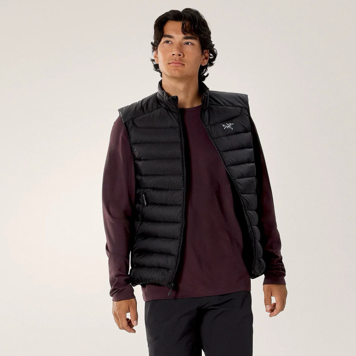 NIGO Arcteryx Men's Fall/Winter Fashion Casual High Neck Zipper Sleeveless Thermal Vest #nigo79431