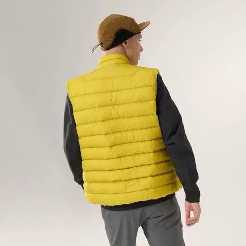 NIGO Arcteryx Men's Fall/Winter Fashion Casual High Neck Zipper Sleeveless Thermal Vest #nigo79431