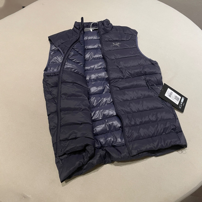 NIGO Arcteryx Men's Fall/Winter Fashion Casual High Neck Zipper Sleeveless Thermal Vest #nigo79431