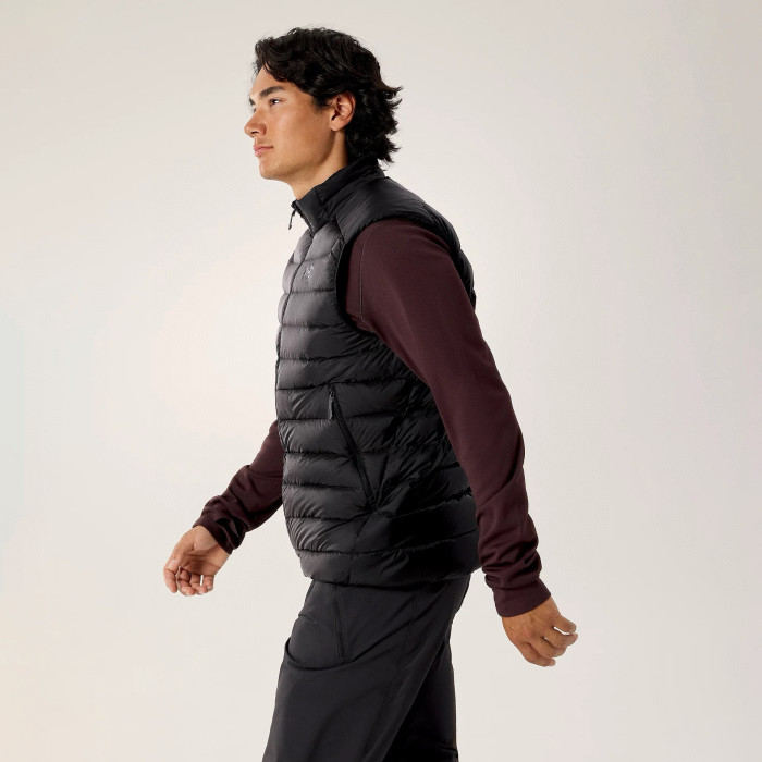 NIGO Arcteryx Men's Fall/Winter Fashion Casual High Neck Zipper Sleeveless Thermal Vest #nigo79431
