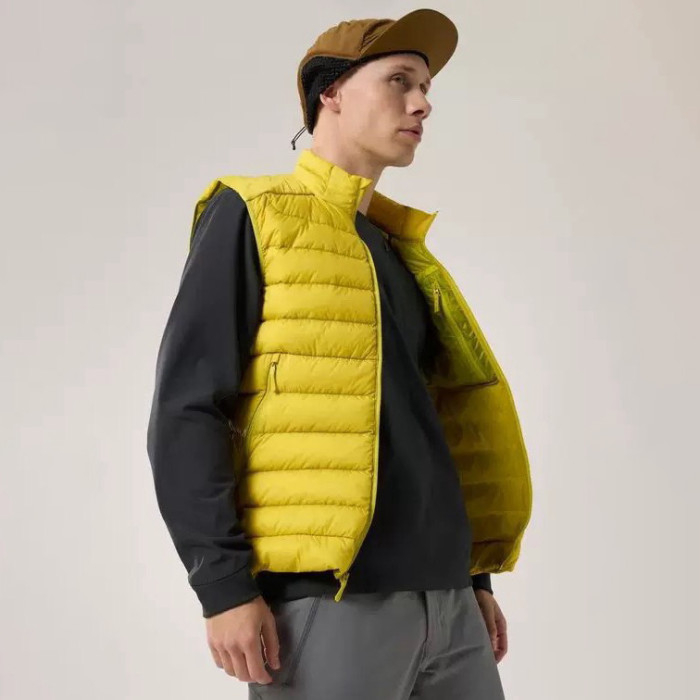 NIGO Arcteryx Men's Fall/Winter Fashion Casual High Neck Zipper Sleeveless Thermal Vest #nigo79431