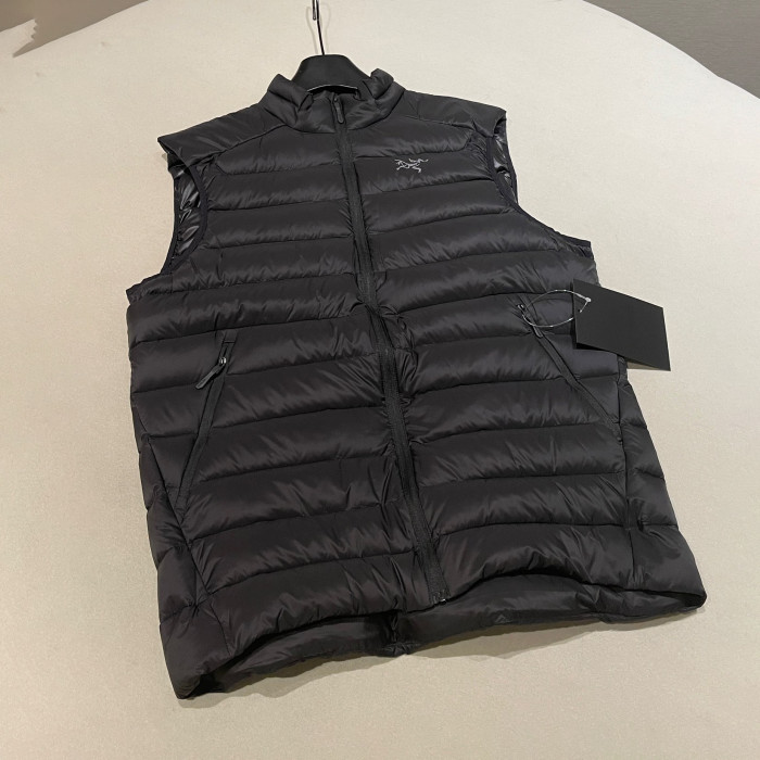 NIGO Arcteryx Men's Fall/Winter Fashion Casual High Neck Zipper Sleeveless Thermal Vest #nigo79431