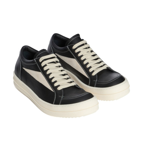 NIGO Rick Owens Men's And Women's Spring/Fall Fashion Casual Round Toe Lace Up Color Block Flat Low Top Sneakers Shoes #nigo79449