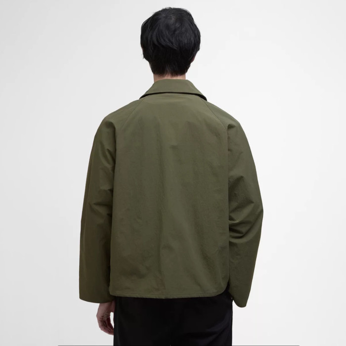 NIGO Barbour Men's Spring/Fall Fashion Classic Solid Color Lapel Single Breasted Waterproof Polyester Blend Fabric Casual Oversized Jacket #nigo79495