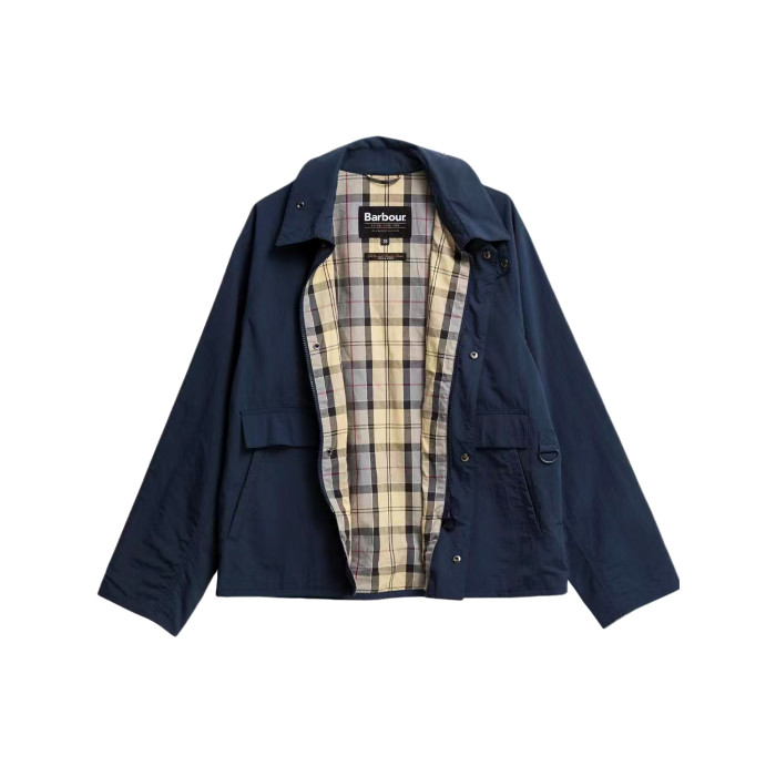 NIGO Barbour Men's Spring/Fall Fashion Classic Solid Color Lapel Single Breasted Waterproof Polyester Blend Fabric Casual Oversized Jacket #nigo79495