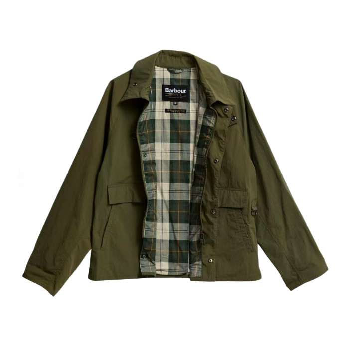 NIGO Barbour Men's Spring/Fall Fashion Classic Solid Color Lapel Single Breasted Waterproof Polyester Blend Fabric Casual Oversized Jacket #nigo79495