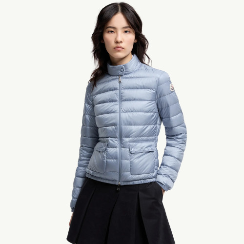 NIGO Moncler Lans Women's Winter Fashion Casual Minimalist High Neck Zipper Foldable Short Down Jacket with Storage Bag Jacket #nigo79483