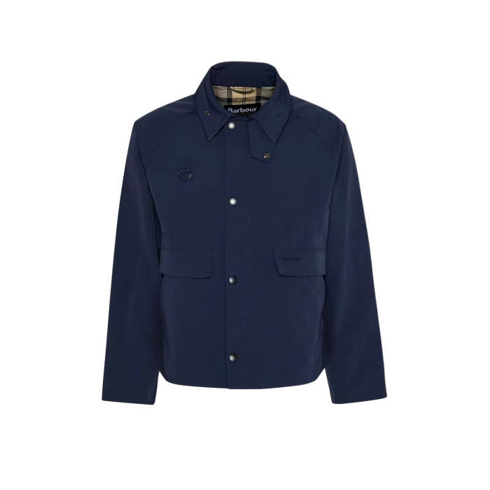 NIGO Barbour Men's Spring/Fall Fashion Classic Solid Color Lapel Single Breasted Waterproof Polyester Blend Fabric Casual Oversized Jacket #nigo79495