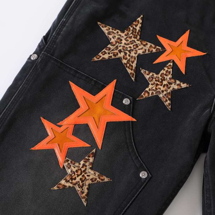 NIGO Chrome Hearts Men's And Women's Spring/Fall Fashion Casual Waist Button Star Icon Vintage Washed Carhartt Work Pants #nigo79519