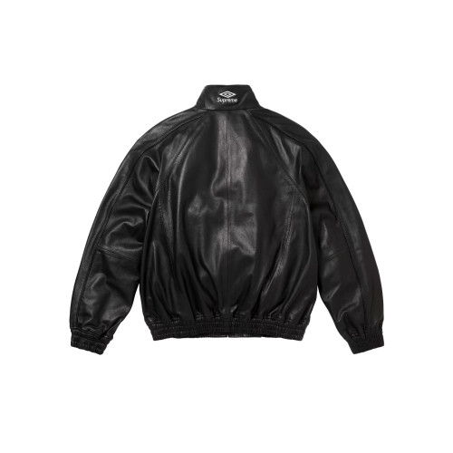 NIGO Supreme Men's And Women's  Spring/fall Fashion Casual Solid Color High Neck Zipper Front Embroidered Logo Leather Jacket #nigo79518