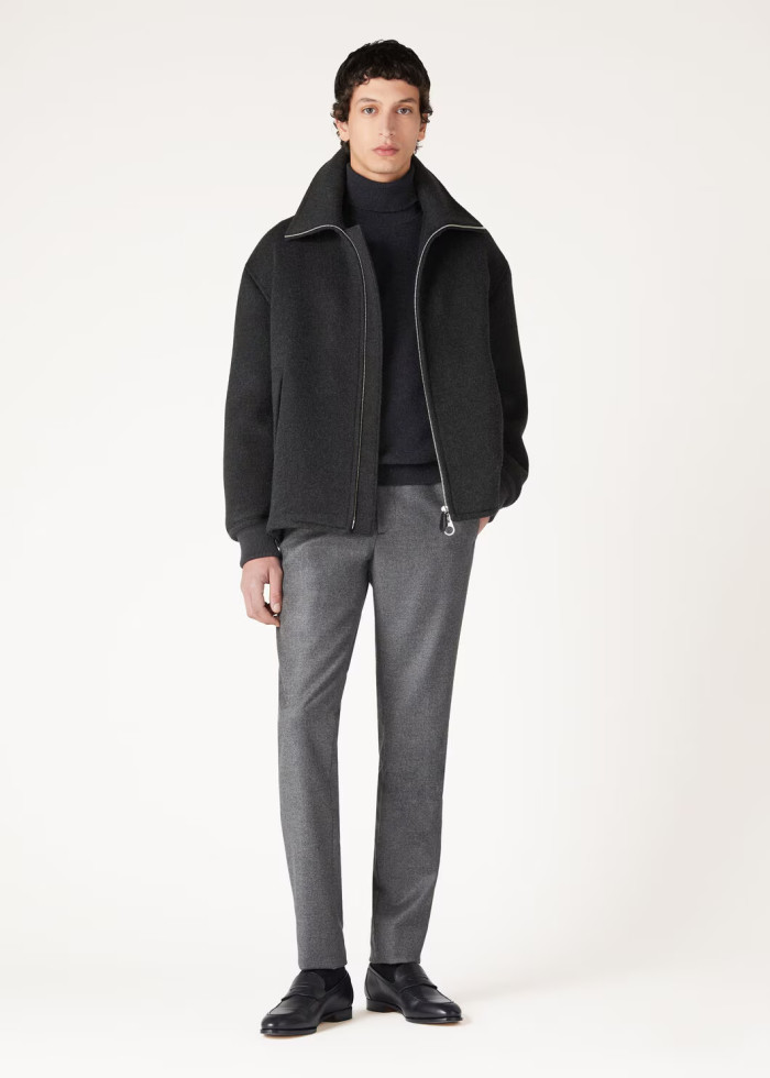 NIGO Loro Piana Men's Dolcevita Classic High-Neck Sweater Spring/Fall/Winter Solid-Color Long-Sleeve Cashmere Knit Ngvp #nigo2721