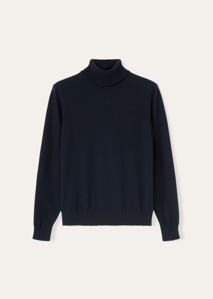 NIGO Loro Piana Men's Dolcevita Classic High-Neck Sweater Spring/Fall/Winter Solid-Color Long-Sleeve Cashmere Knit Ngvp #nigo2721