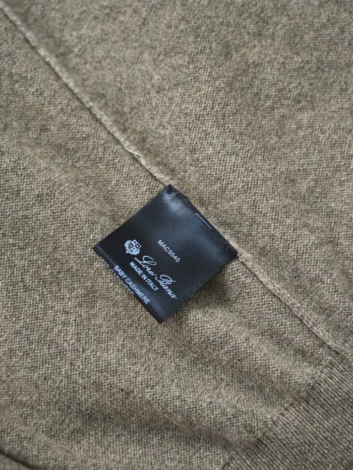 NIGO Loro Piana Men's Dolcevita Classic High-Neck Sweater Spring/Fall/Winter Solid-Color Long-Sleeve Cashmere Knit Ngvp #nigo2721