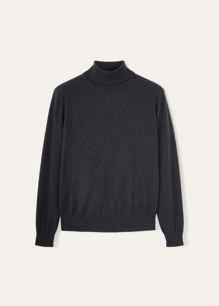 NIGO Loro Piana Men's Dolcevita Classic High-Neck Sweater Spring/Fall/Winter Solid-Color Long-Sleeve Cashmere Knit Ngvp #nigo2721