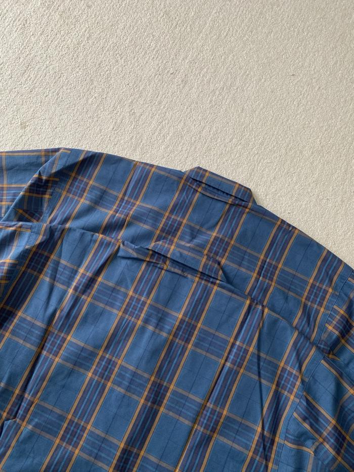 NIGO Balenciaga Men's Checkered Cotton Long-Sleeve Spring/Fall Solid-Color Collared Loose-Fit Zipper Shirt Ngvp #nigo2723