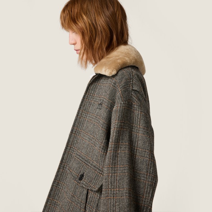 NIGO MiuMiu Women's Fall/Winter Fashion Casual Lapel Shearling Collar Zipper Long Sleeve Jacket #nigo79545