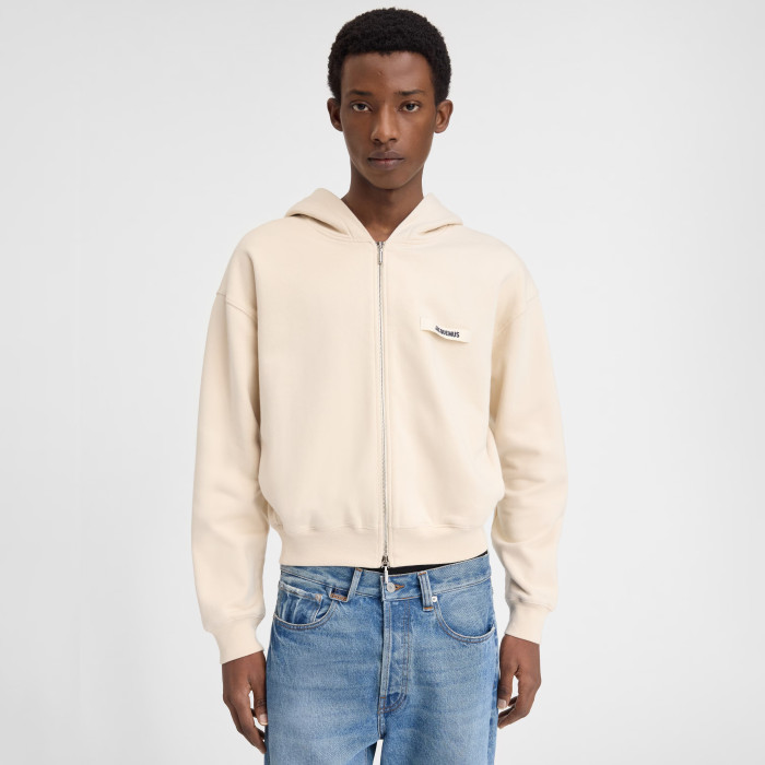 NIGO Jacquemus Men's And Women's Spring/fall Fashion Casual Solid Color Hooded Zipper Oversized Sweatshirt Jacket #nigo79531