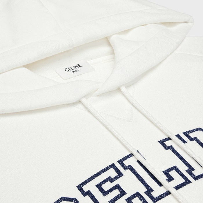NIGO Celine Men's And Women's Spring/fall Fashion Casual Solid Color Hooded Pullover Logo Print Oversized Long Sleeve Sweatshirt #nigo79532
